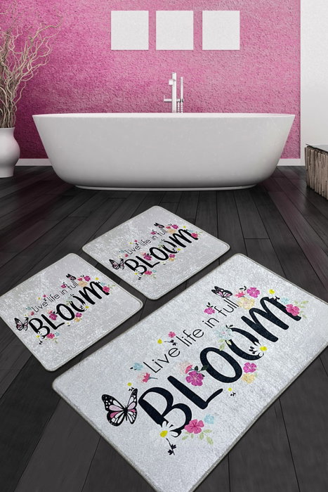 Mijölnir Bloom Djt Juego de alfombrillas de baño Multicolor Mijölnir Bloom Djt Juego de alfombrillas de baño Multicolor
